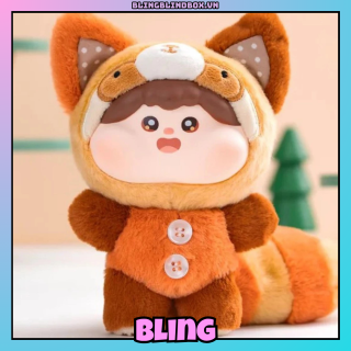 Fluffy Meatball V2 đuôi dài bảy sắc cầu vồng