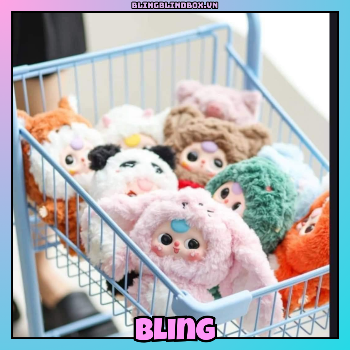 Baby Three Big Cute Plush Pendant