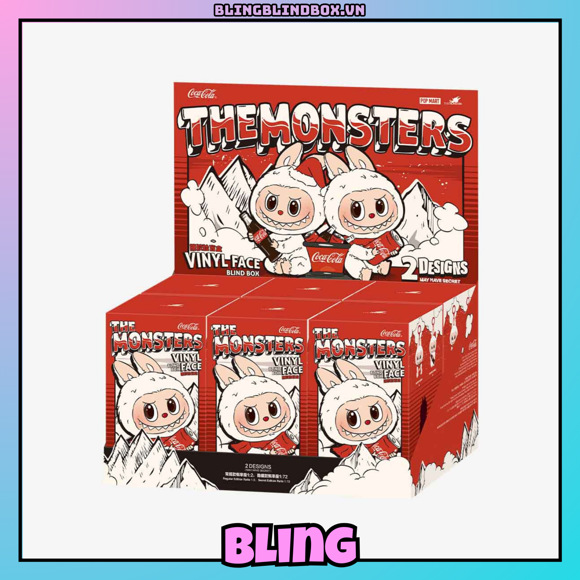 LABUBU the monsters Coca Cola series blind box cute figures