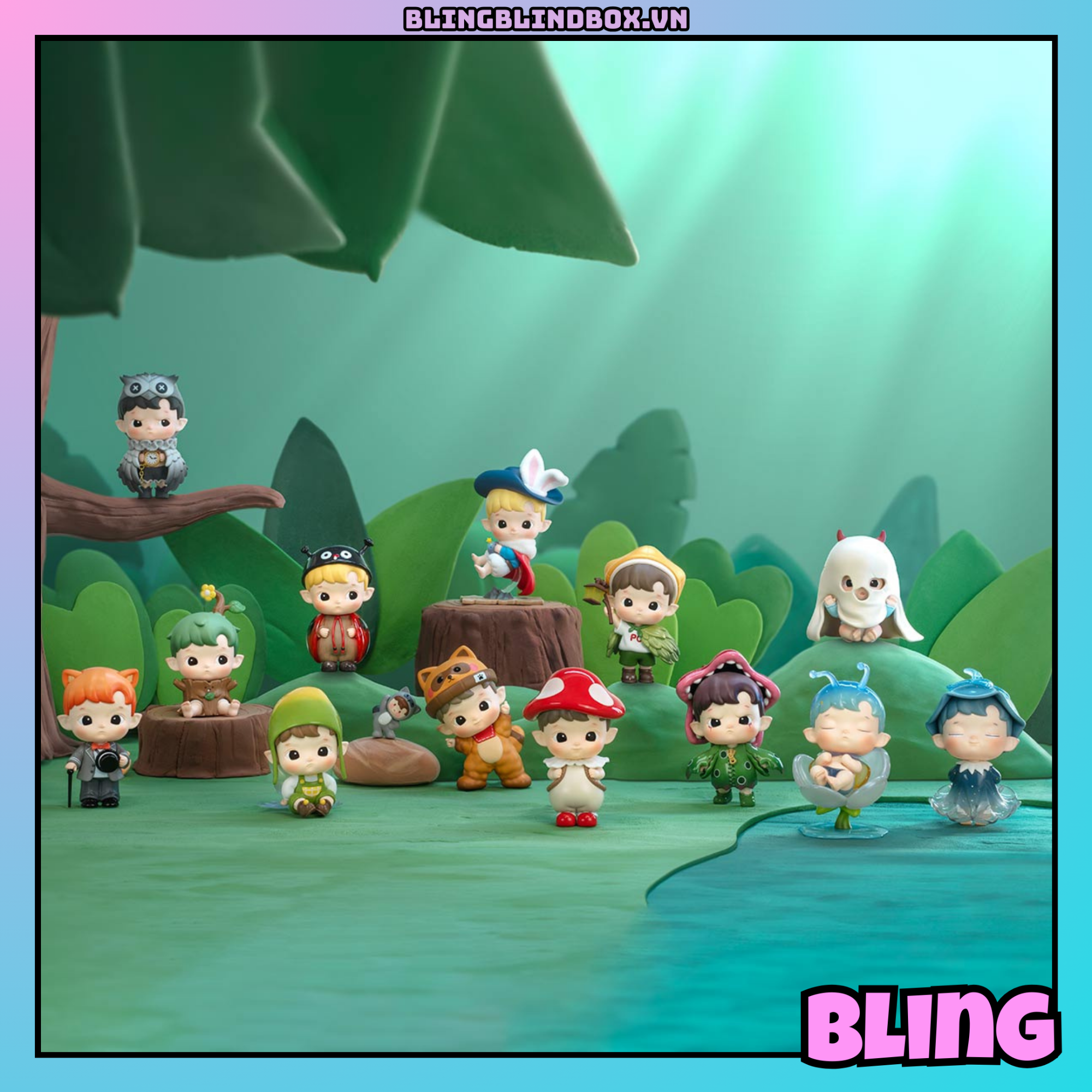 HACIPUPU Adventures In The Woods Series Figures