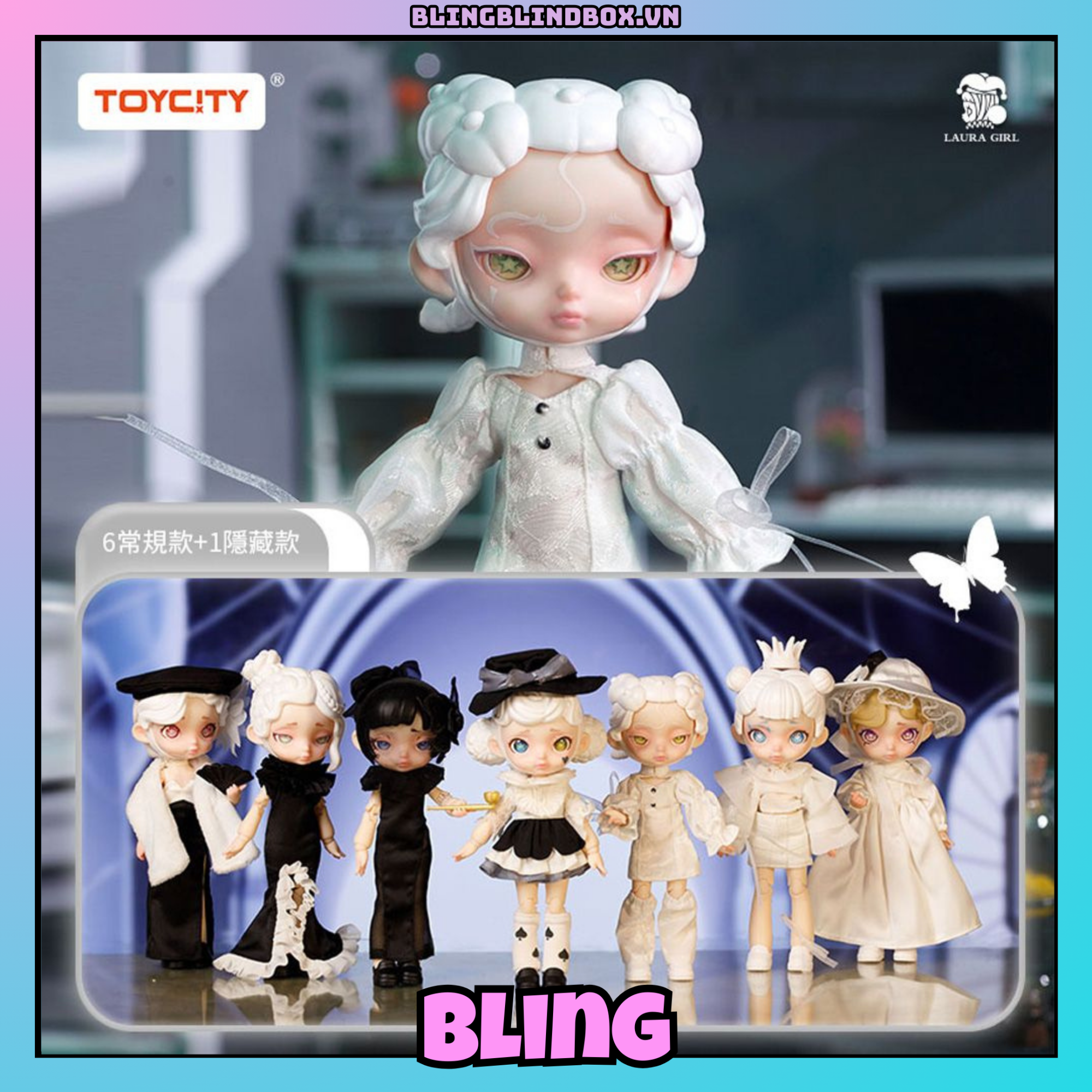 LAURA Black and White Spectrum Series BJD