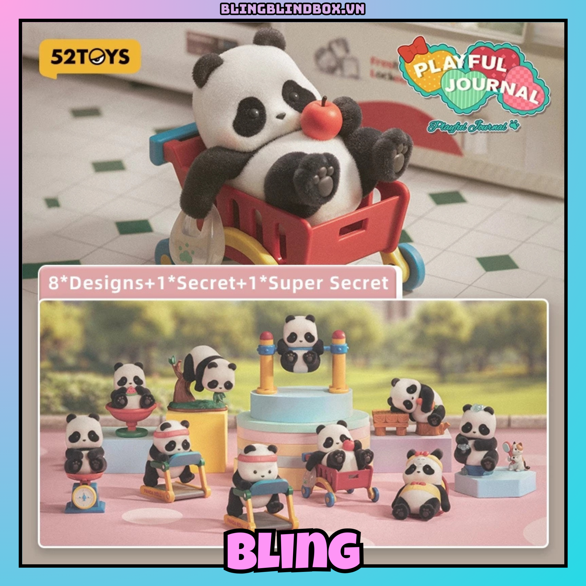 Panda Roll Playful Journal
