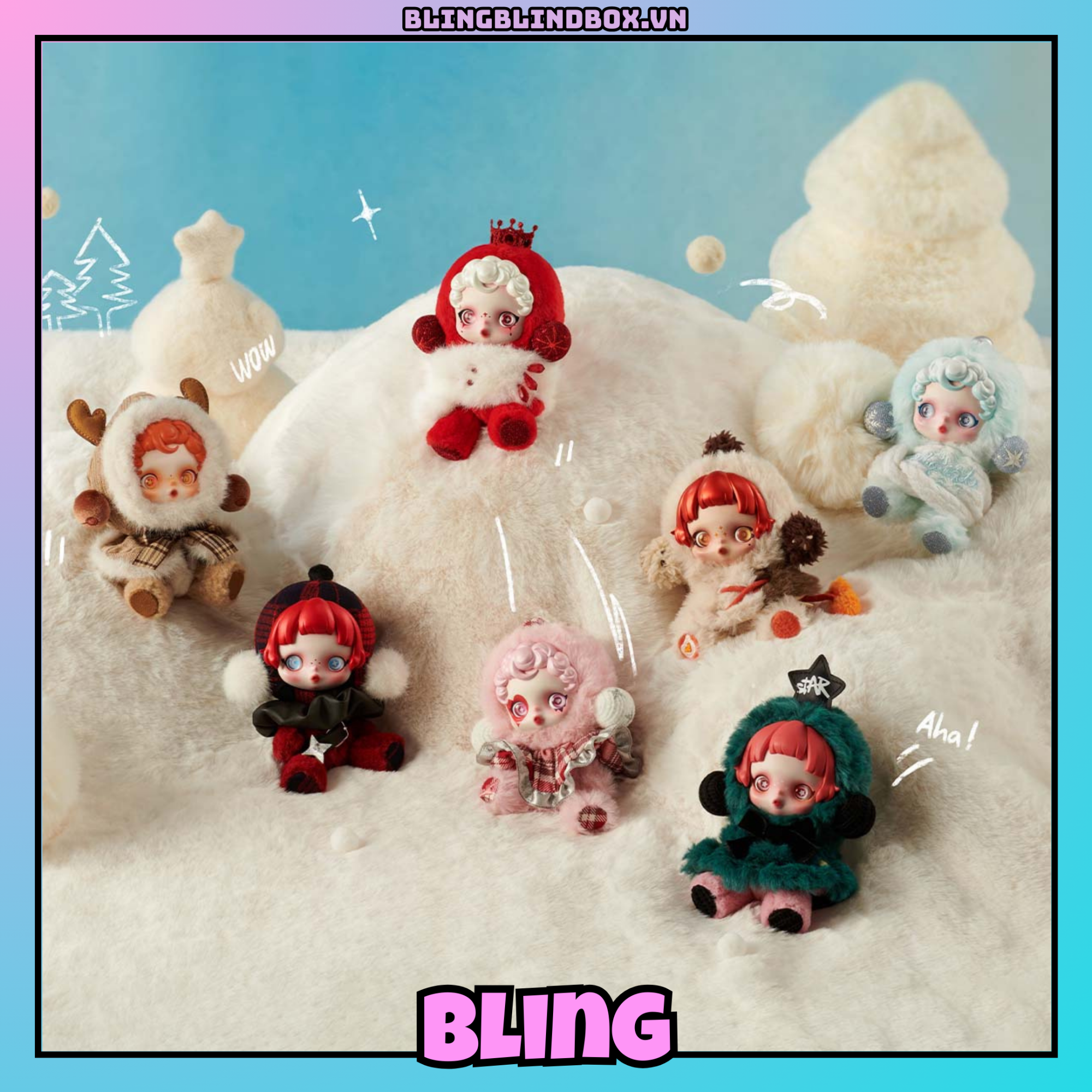 SKULLPANDA Winter Symphony Series Plush Blindbox Series