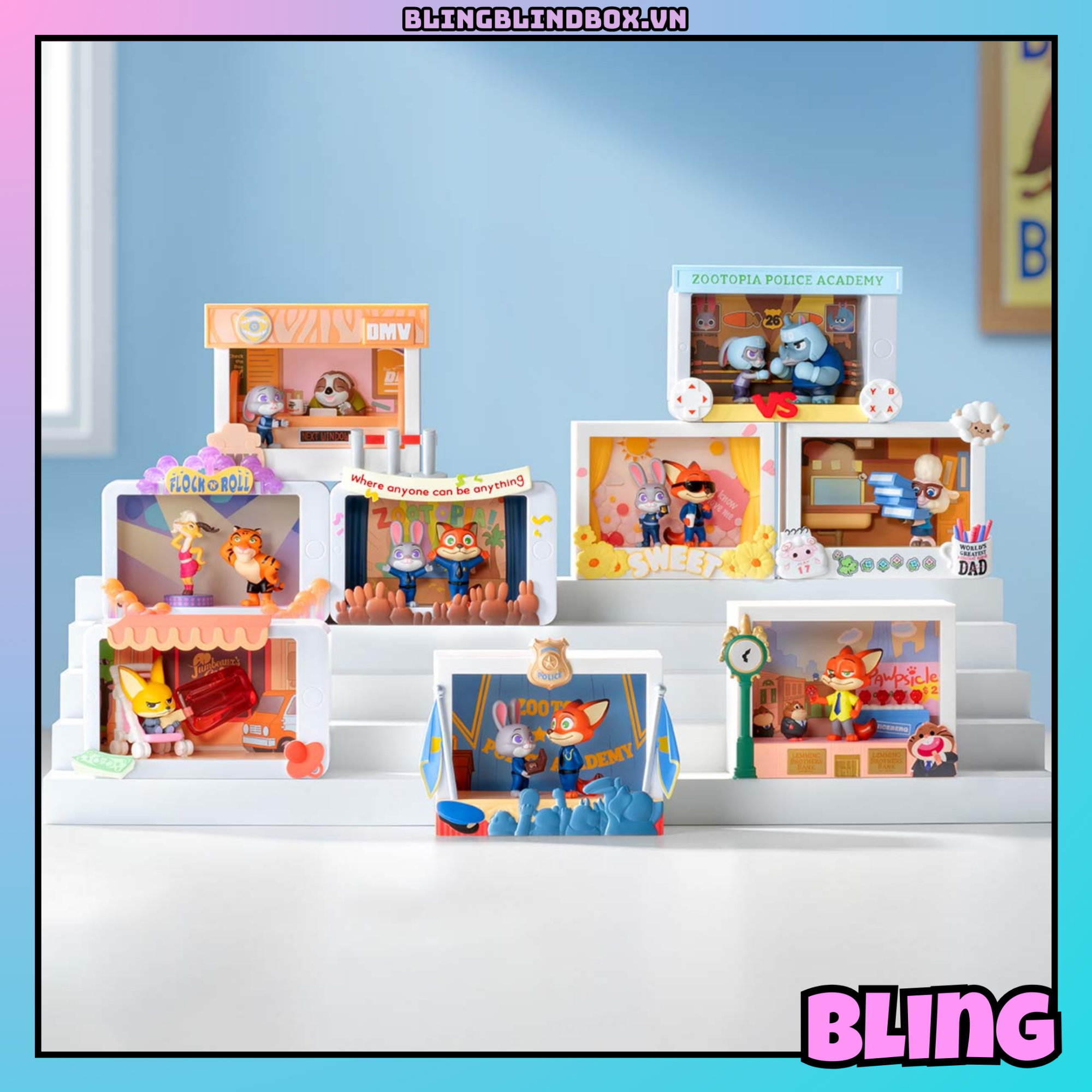 Zootopia Highlight Moment Series Scene Sets
